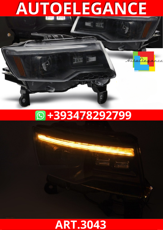 ART.3043 JEEP GRAND CHEROKEE 14-21 BLACK TUBE LIGHT
