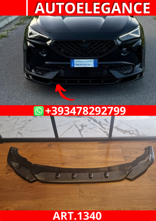 ART. 1340 SPLITTER CUPRA FORMENTOR 2020+ NERO LUCIDO