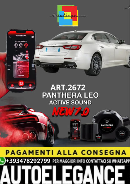 💥💣 ART.2672 PANTHERA SOUND SYSTEM ADATTO PER Maserati Quattroporte💣💥