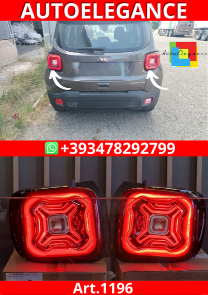 ART. 1196 FARI POSTERIORI JEEP RENEGADE 2014+ LED LOOK LIFT
