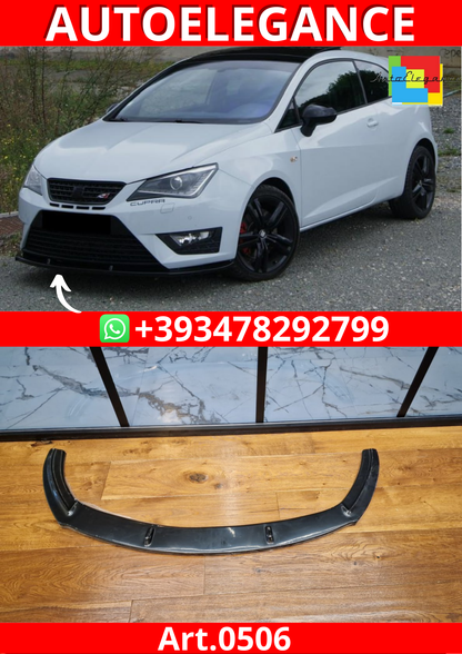 ART. 0506 SPLITTER SEAT IBIZA 6J 2008-2017 NERO LUCIDO