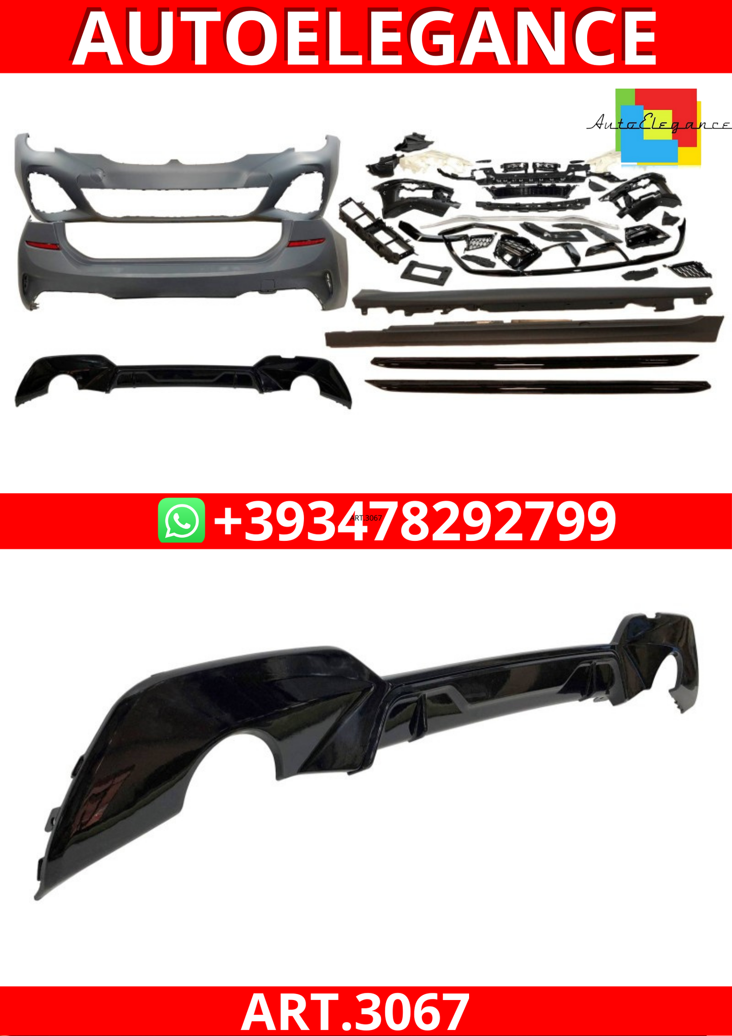 ART.3067  BODYKIT BMW  SERIE 3 G21 2019+ Look M Performance