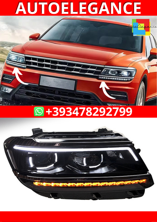 FARI  LED ADATTO  PER  VW TIGUAN  2017-2021