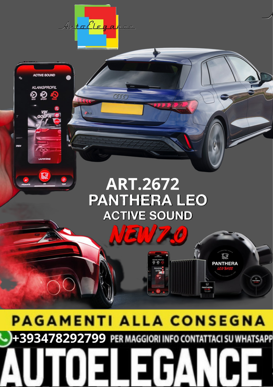💥💣 ART.2672 PANTHERA SOUND SYSTEM ADATTO PER Audi A3💣💥