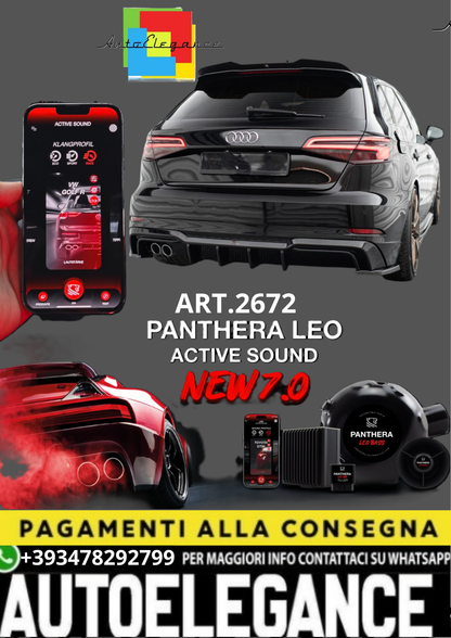 💥💣 ART.2672 PANTHERA SOUND SYSTEM ADATTO PER Audi A3 S-line 8v💣💥