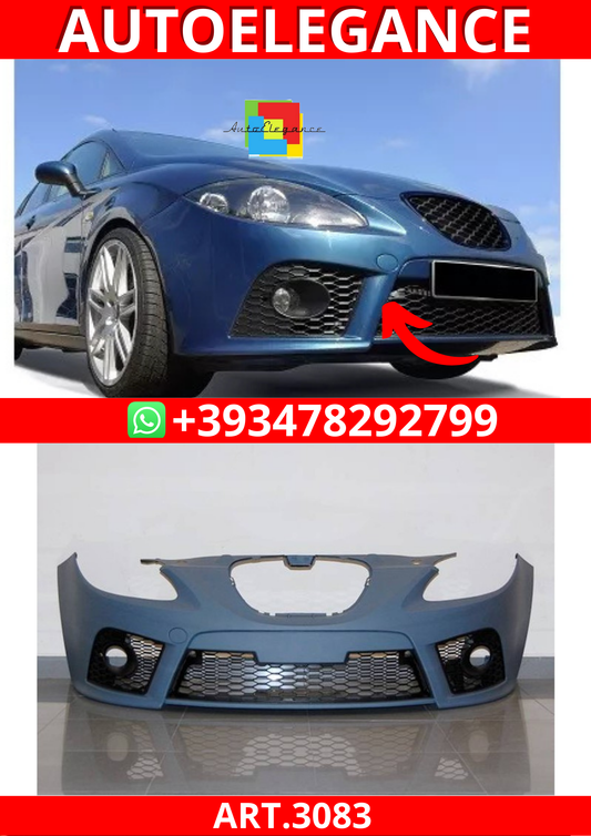 ART.3083  Paraurti Anteriore Seat Leon 05-08 Cupra ABS