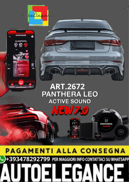 💥💣 ART.2672 PANTHERA SOUND SYSTEM ADATTO PER Audi RS3 💣💥