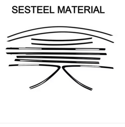 ART.4890  Cornici finestrini neri copertura adesiva window VWPassat CC 13-24