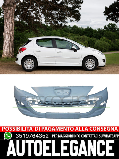 Prasco Front Bumper WITH PRIMER For Peugeot 207/207+ 207 Bal 7401SN 