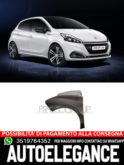 FRONT LEFT FENDER Prasco Premium for Peugeot 208 