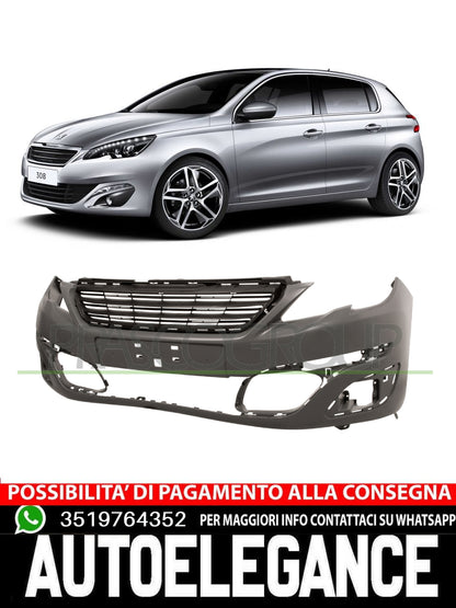 Paraurti Prasco Anteriore CON PRIMER TRACCE PDC Per Peugeot 308 Ba3 1610742080