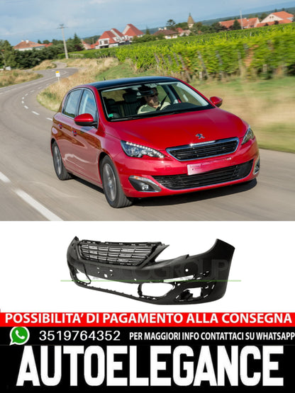 Paraurti Prasco Anteriore CON PRIMER FORI PDC  Per Peugeot 308 Ba4 1610742180
