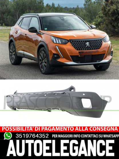 Paraurti Prasco Posteriore CON FORI PDC+SUPPORTI per PEUGEOT 2008  98385170XT