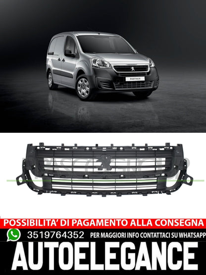 Griglia RADIATORE NERA Anteriore Prasco Per Peugeot Partner 16800261XT