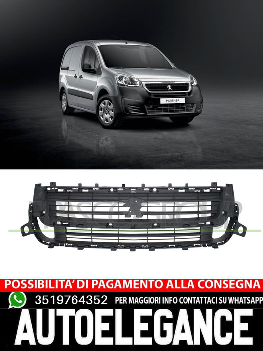 Griglia RADIATORE NERA Anteriore Prasco Per Peugeot Partner 16800261XT