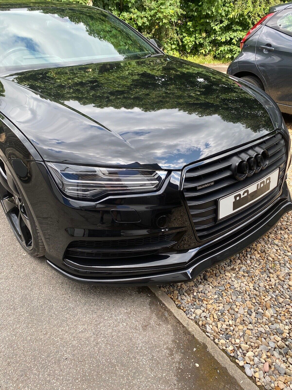 Splitter Anteriore AUDI S7 / A7 S-Line C7 FL 2014-2017 Con ABE TÜV