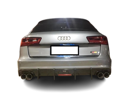 💫ART.4593 Diffusore In Fibra Di Carbonio adatto per Audi A6 C7 S6 2012-2016💫