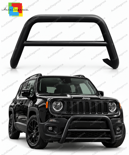 👉ART.2768 Bullbar Anteriore Protezione adatto per Jeep Renegade 2014+ Nero👈