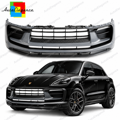 👉ART.3077 Paraurti Anteriore adatto per Porsche Macan 2019-2021 Look 2023👈
