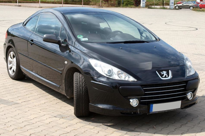 ❤️Spoiler paraurti anteriore 2 pezzi PEUGEOT 307 2005-2007❤️