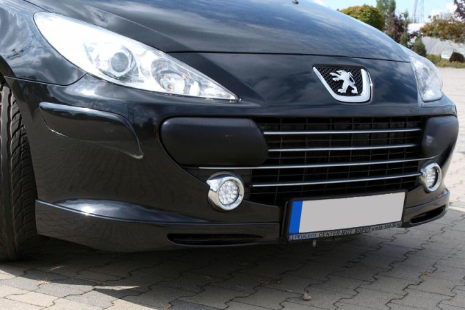 ❤️Spoiler paraurti anteriore 2 pezzi PEUGEOT 307 2005-2007❤️