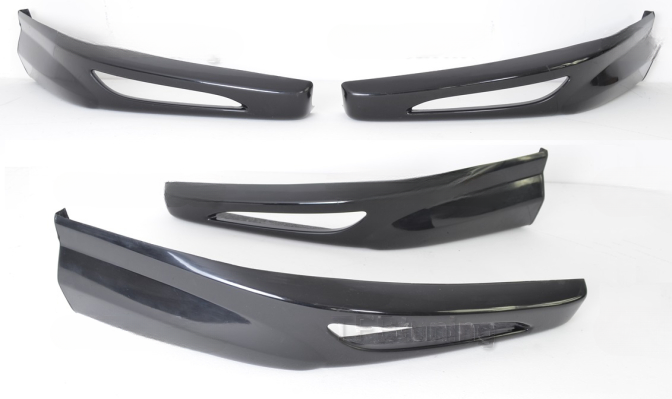 ❤️Spoiler paraurti anteriore 2 pezzi PEUGEOT 308 2007-2011❤️