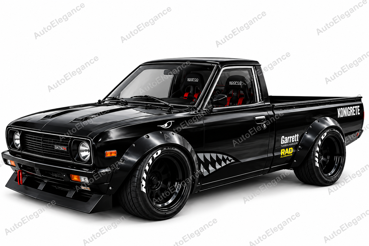 👉ART.10830 Kit passaruota larghi adatto per Datsun 620 1972-1979👈