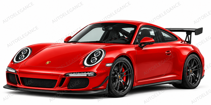 👉ART.2702 Set Fari Xenon D2S Angel Eyes Vetro Trasparente Nero Porsche 04-09👈