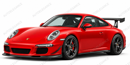 👉ART.11142 Fari Anteriori Angel Eyes Vetro Trasparente adatto per Porsche 04-09