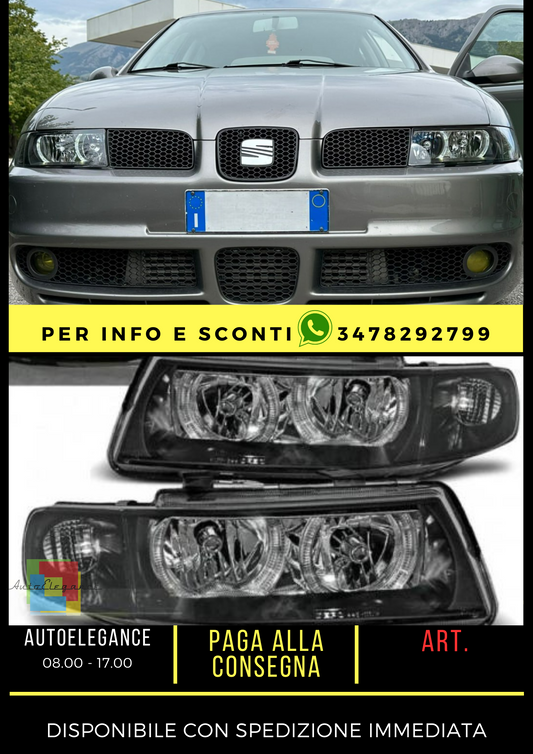 ✨FARI ANGEL EYES NERI adatti per SEAT LEON / TOLEDO 04.99-08.04✨