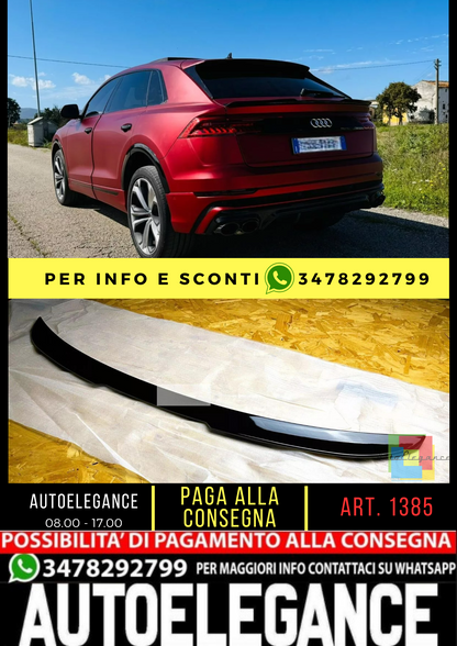 TRUNK SPOILER SUITABLE FOR Q8 2018+ GLOSSY BLACK