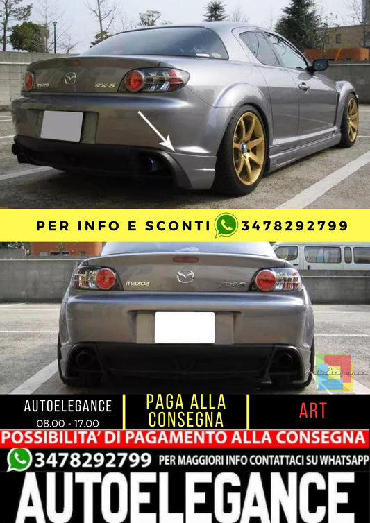 🤩KIT DIFFUSORE ADATTO PER MAZDA RX-8 RX8🤩