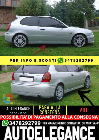 😎MINIGONNE ADATTO PER TOYOTA COROLLA E11 ( 1996-2002 )😎