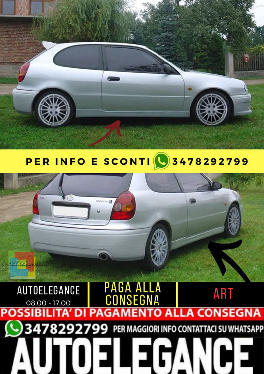 😎MINIGONNE ADATTO PER TOYOTA COROLLA E11 ( 1996-2002 )😎