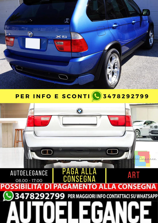 😎PARAURTI POSTERIORE ADATTO PER BMW X5 E53😎