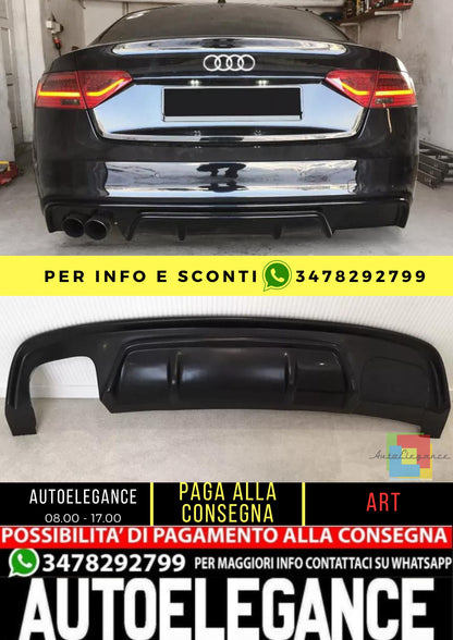 🌟KIT DIFFUSORI ADATTO PER AUDI A5 S-LINE 2012-2016🌟