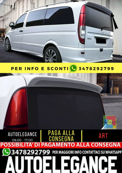 🌸KIT SPOILER ADATTO PER MERCEDES VITO 2 W639🌸