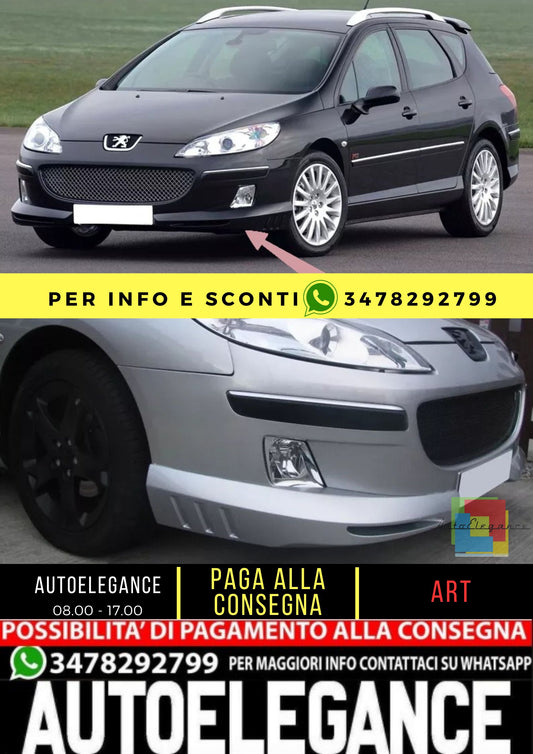😎KIT PARAURTI ADATTO PER PEUGEOT 407 ( 2004-2010 )😎