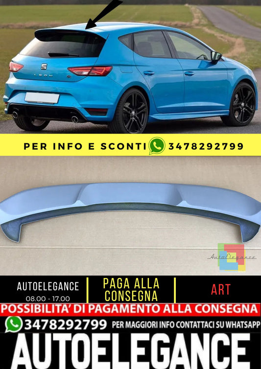 💥KIT SPOILER ADATTO PER SEAT LEON 5F 5 PORTE💥