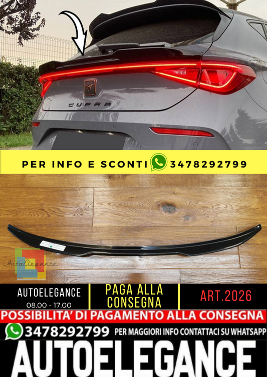 ✨2026 Spoiler Bagagliaio ADATTO PER CUPRA Leon 2020+✨