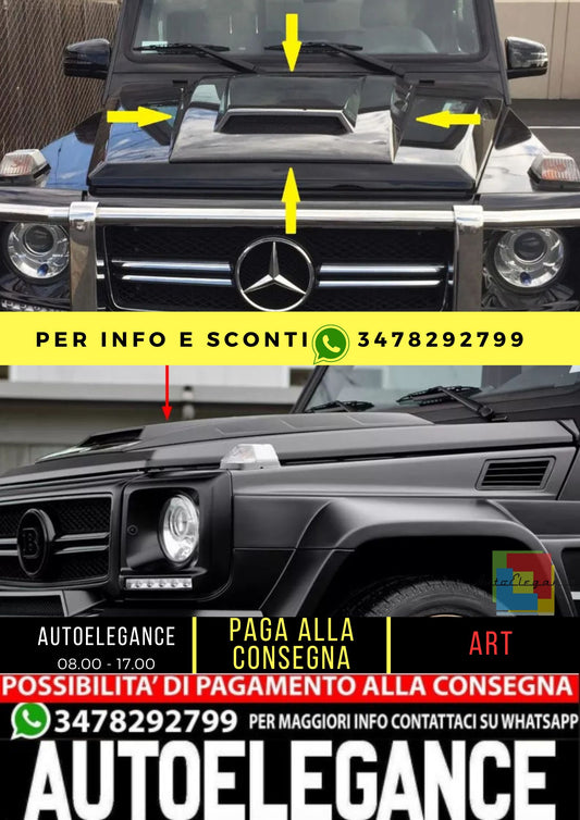 ✨KIT COFANO ASPIRAZIONE ARIA MERCEDES CLASSE G (W463)✨