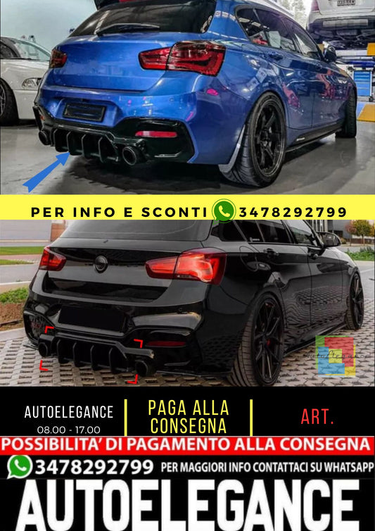 DIFFUSORE ADATTO PER BMW Serie 1 F20 LCI flap