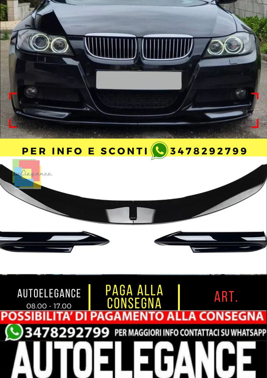 🌸SPLITTER ADATTO PER BMW serie 3 E90 E91🌸