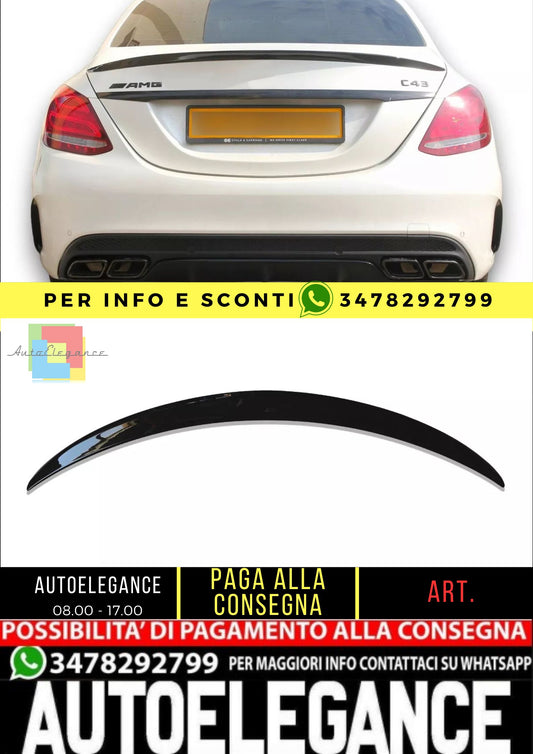 🖤Spoiler  Adatto Per Mercedes W205 Classe C 2014-2021🖤