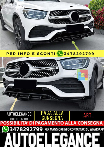 😍Splitter Suitable for Mercedes X253 C253 GLC with AMG Line 2019-2022😍 