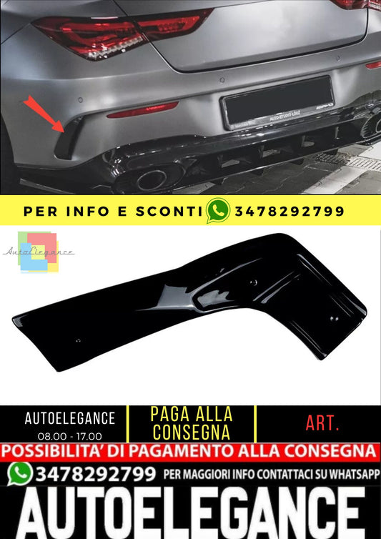 💥AERO FLAPS ADATTO PER MERCEDES C118 X118 CLASSE CLA 35 & 45 💥