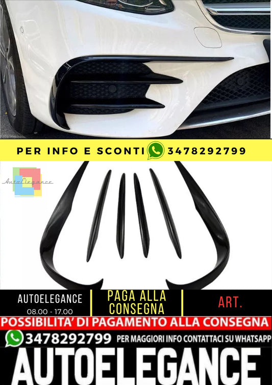 🤩AERO FLAPS Adatto per  MERCEDES W213 C238 CLASSE E AMG LINE (pre-lifting)🤩