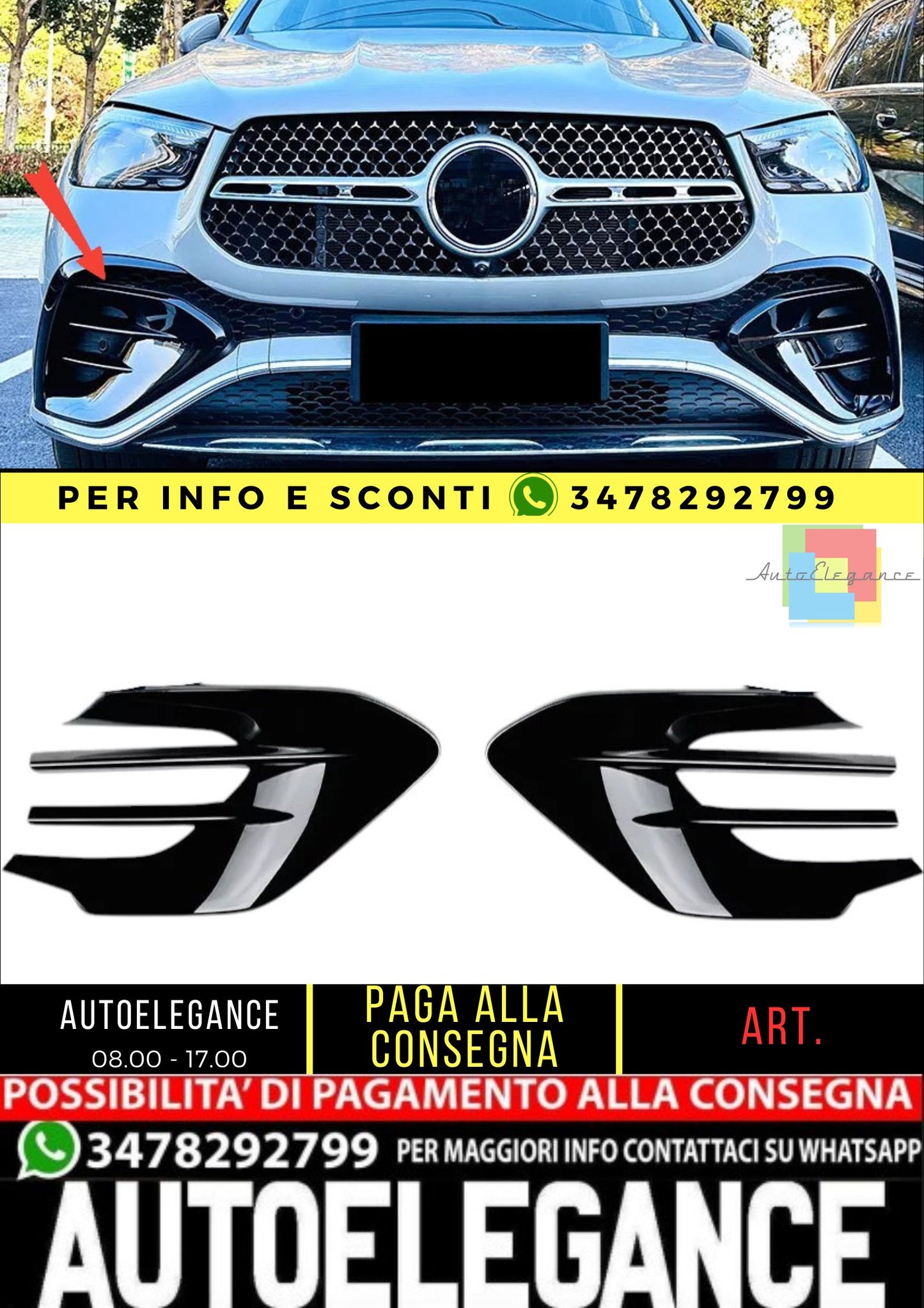 Aero Flaps Adatto Per  Mercedes C167 V167 GLE