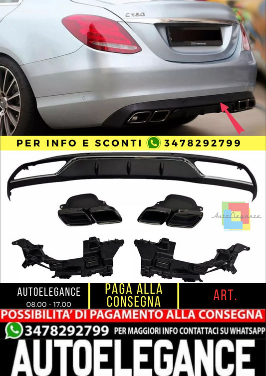 😎Diffusore di serie per Mercedes W205  😎