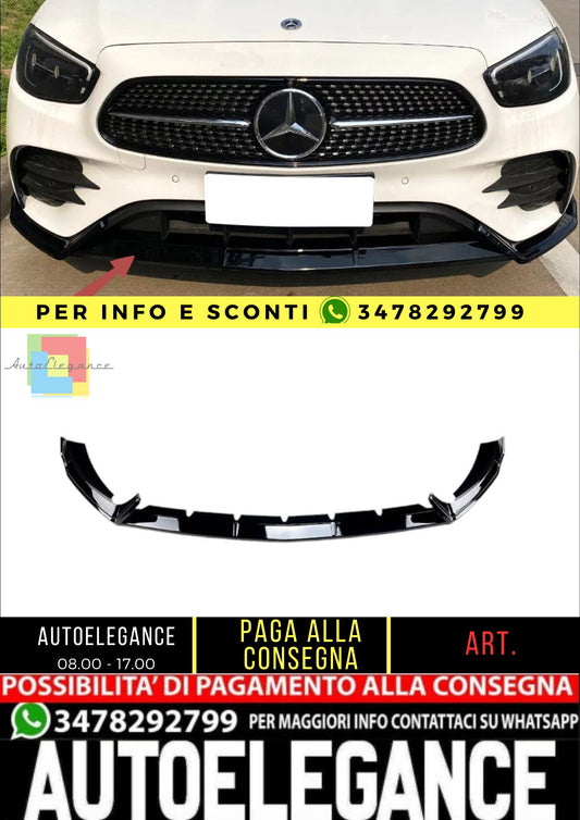 😎Splitter Adatto per Mercedes W213 + C238 AMG Line (Facelift) 😎